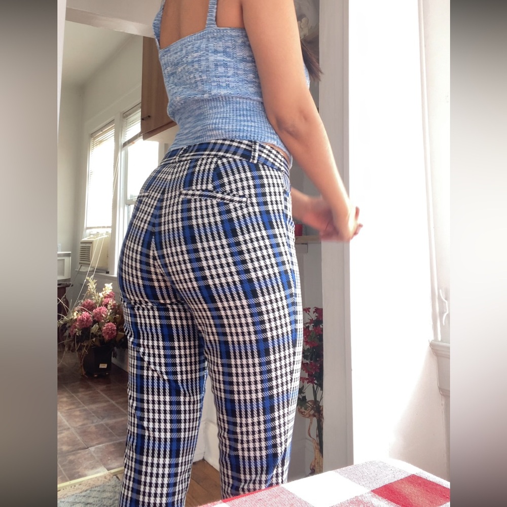 Plaid Banana Republic Pants